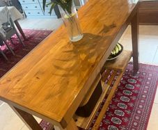 Solid Wood Custom Made Kitchen Island / Work Bench