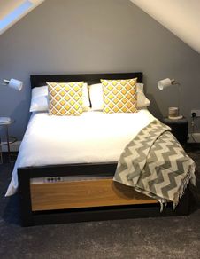 Alexis double bedframe & mattress