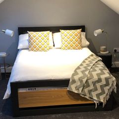Alexis double bedframe & mattress