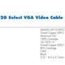 C2G 10FT/3M Premium VGA QXGA (2K/QHD/Full HD) [2048x1536@100Hz] (Male/Male) Cable (Brand New/Warranty) Image 8