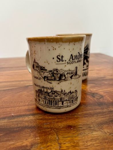 2 Vintage Ceramic Mugs Scotland and Wales
