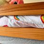 Triple Bunk Bed Solid Pine Single Over Double + Mattresses Image 3