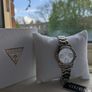 Women's silver Guess watch Image 2