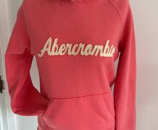 hoodie Abercrombie & fitch coral hoodie size large