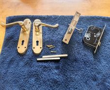 Door Handle Brass With Accessories