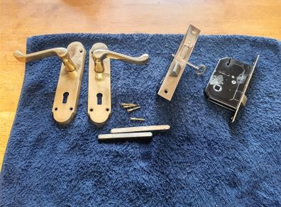 Door Handle Brass With Accessories