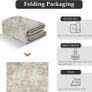 Modern Abstract Area Rug 120x170cm Beige Washable Living Room Rug Non-slip Soft Accent Carpet Area Rugs Art Floor Carpet for Living Room Bedroom Home Office Dining Room Kitchen Decor Image 6