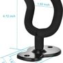 4 Pack Guitar Hangers, Wall Mount Hanger Hook Holder Stand for Acoustic, Electric, Ukulele, Bass, Guitar Image 3