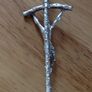 Silver coloured Cross out of Italy Image 4