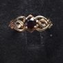 Vintage Fully Hallmarked Gold Garnet Ring Birmingham  Size 57 Image 7