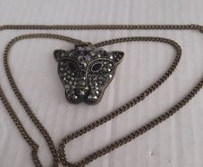 Vintage panter necklace