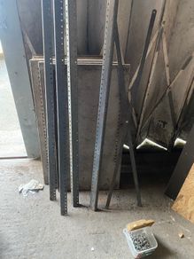 Old garage shelves