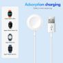 Apple Watch Charger [Apple MFi Certified] Fast Wireless Magnetic Wireless Charging Cable Portable Charging Cord Compatible with Apple Watch Series 8 7 6 5 4 3 2 SE Ultra,38/40/42/44mm Image 8