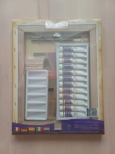 Reeves Canvas Art Oil Paint Set NEW