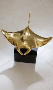 Manta Ray - Polished Bronze