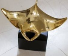 Manta Ray - Polished Bronze