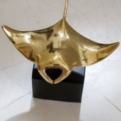 Manta Ray - Polished Bronze