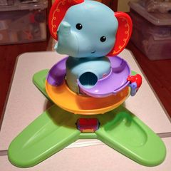 Fisher Price, Musical Swirling Surprise Elephant Toy (used).