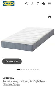 Ikea mattress and mattress protector