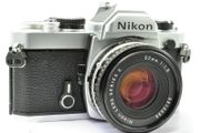 Nikon Fm Chrome + 50mm pancake F1.8 , Cla'd- Recent Full Service