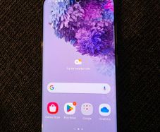 Samsung Galaxy S20 5G in excellent condition