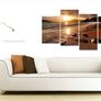 Large Sunset Beach Canvas Wall Art Pictures Living Room Prints XL 4131 Image 2