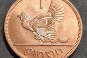 Excellent Ireland 1966 Penny 1d Coin Full Lustre