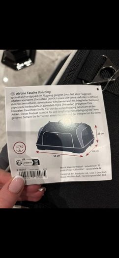 Pet carrier , dog