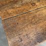 Early 20th Century Jacobean Revival Solid Oak Console Table. Image 9