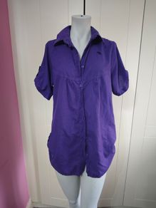 Abercrombie and Fitch ladies purple t-shirt