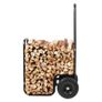 Firewood Log Cart 113kg with PU Wheels Image 10
