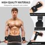Weight Lifting Hooks, Non-Slip Wrist Support Straps, Weight Lifting Grips, 8 mm Thick Neoprene Wrist Padding, for Pull Up, Fitness, Strength Training, Bodybuilding Workout Image 5