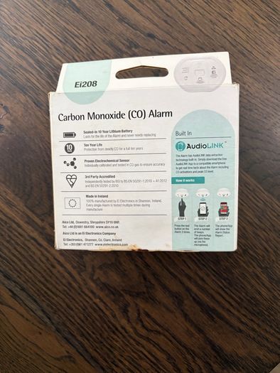 Carbon Monoxide Alarm