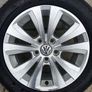 Genuine Volkswagen 16" Alloys & Tyres - Like New, Dunlop Tyres Image 7