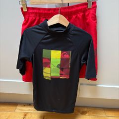 Quicksilver Swim Shorts & Rash Vest
