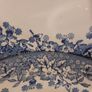 Fabulous Pair of Early Vintage Blue and White Arklow Pottery 10 Inch Dinner Plates Unknown Pattern Name, Backstamp Circa 1930/40's Image 2