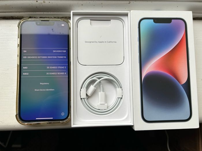 iPhone 14 blue 128gb unlocked
