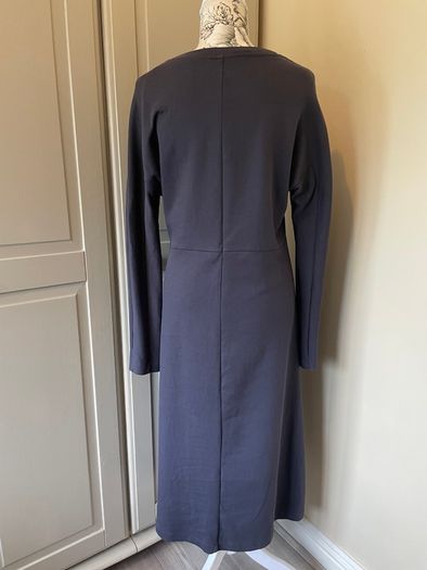 COS Panel Midi Dress - Steel Blue - Size S
