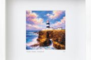 Hook Head, Co. Wexford, mid size framed print, by artist Helen Mathews