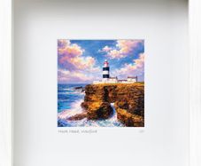 Hook Head, Co. Wexford, mid size framed print, by artist Helen Mathews