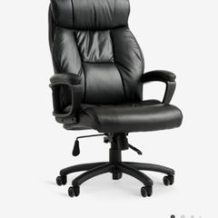 JYSK TJELE Office Chair  Black Faux Leather