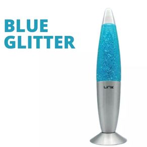 Linx 16 inch Lava Lamp   Blue Glitter