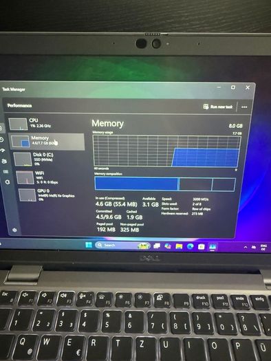 Dell Latitude 5320 Laptop i5/8GB/256SSD/FHD Touch
