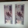 UNC notes 5000,2000,1000,500,200,100,50,10,5,3,2,1. NORTH Korea at 2 euro each Image 8