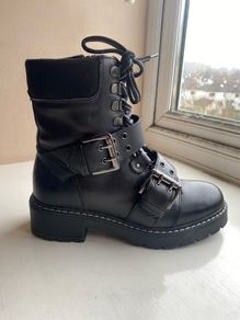 Leather Biker Boots - Carvela - Brand New
