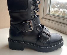 Leather Biker Boots - Carvela - Brand New
