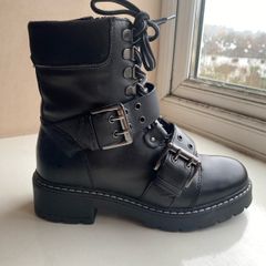 Leather Biker Boots - Carvela - Brand New