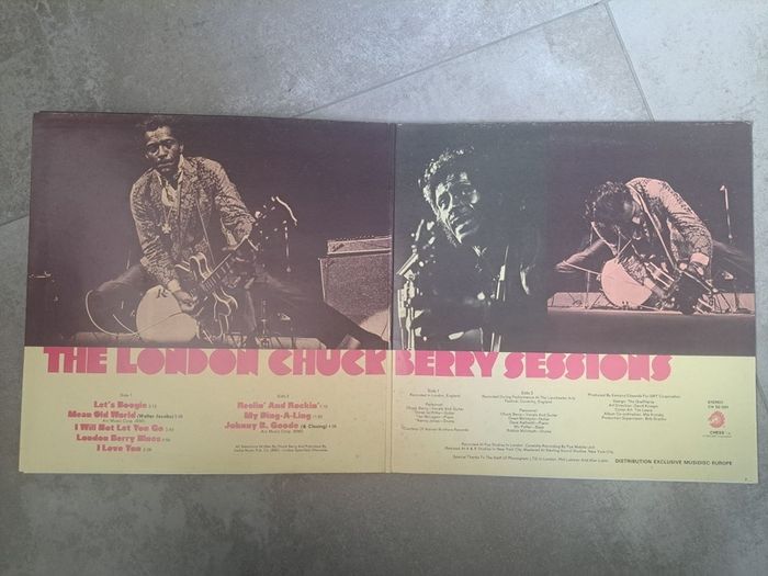 Chuck Berry , The London Sessions 1972 French release Chess Records