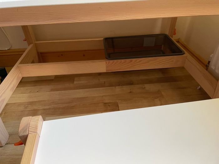 Children's IKEA Table & Bench - Adjsutable