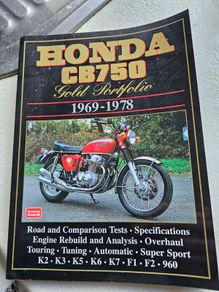 Honda CB750 Gold Portfolio book